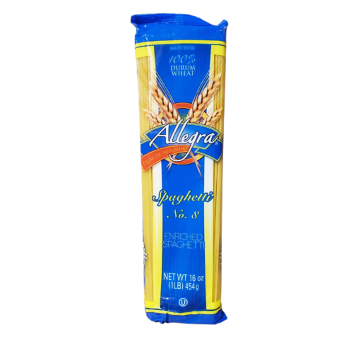 USDA Spaghetti noodles (Whole wheat)